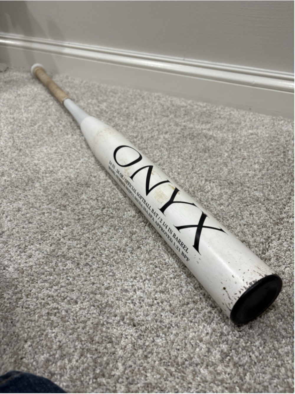 Onyx Enough Said Senior Softball Bat 34/26 Green Sparkle Edition 13 Inch Barrel